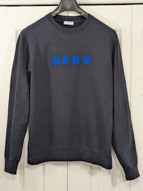 Sandro Paris Unisex Navy Pullover Sweatshirt